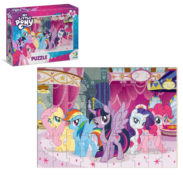 Пазл «Друзья пони», серия My Little Pony , 60 элем Пазл «Друзья пони», серия My Little Pony , 60 элем