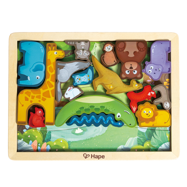 Puzzle „Regatul Animalelor”, 16 piese Puzzle „Regatul Animalelor”, 16 piese