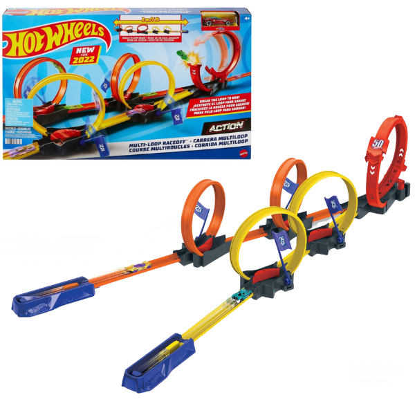 Hot Wheels трек «Многоконтурная гонка» Hot Wheels трек «Многоконтурная гонка»