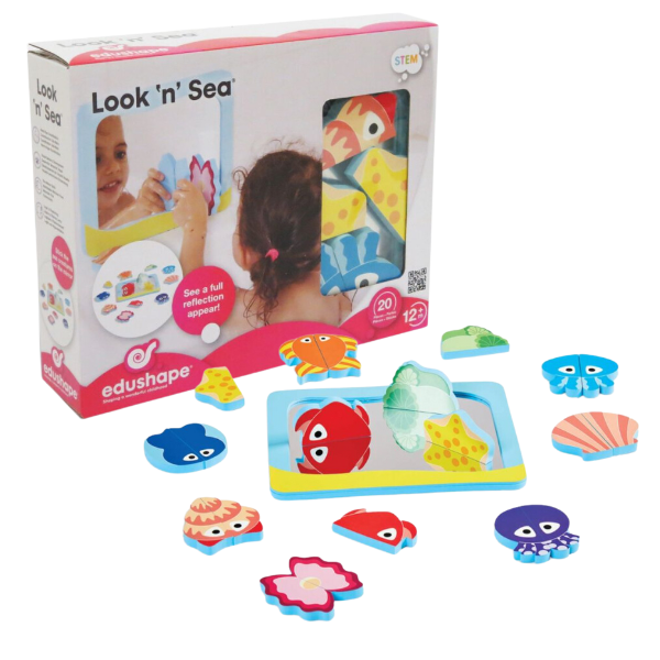 Set cu oglindă și creaturi marine – Distracție în baie Set cu oglindă și creaturi marine – Distracție în baie