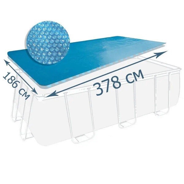 INTEX Husă solară 378х186 cm pentru piscine dreptunghiulare 400×200 cm INTEX Husă solară 378х186 cm pentru piscine dreptunghiulare 400×200 cm