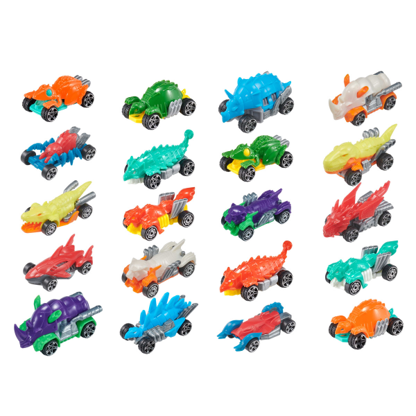 Set de 10 mașini Teamsterz Beast Machines Die-Cast, în as. Set de 10 mașini Teamsterz Beast Machines Die-Cast, în as.