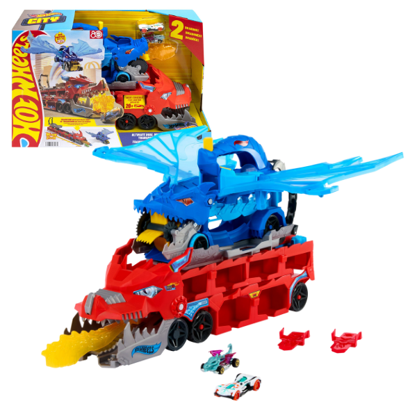 Hot Wheels Игровой набор «Двойной дракон-транспортёр» Hot Wheels Игровой набор «Двойной дракон-транспортёр»