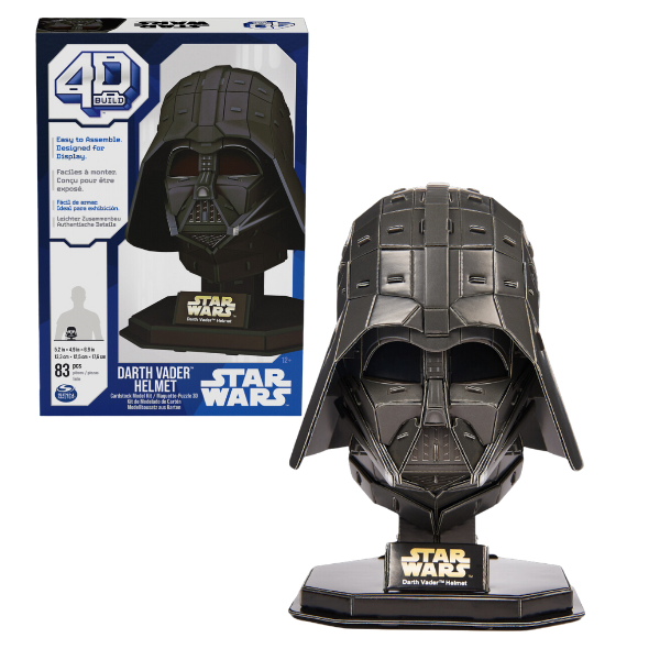 Puzzl 4D: Casca lui Darth Vader, seria „Star Wars”, 83 piese