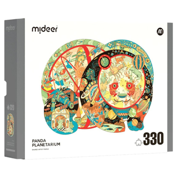 Puzzle cu detalii neobișnuite „Panda Planetariu”, 330 elem. Puzzle cu detalii neobișnuite „Panda Planetariu”, 330 elem.