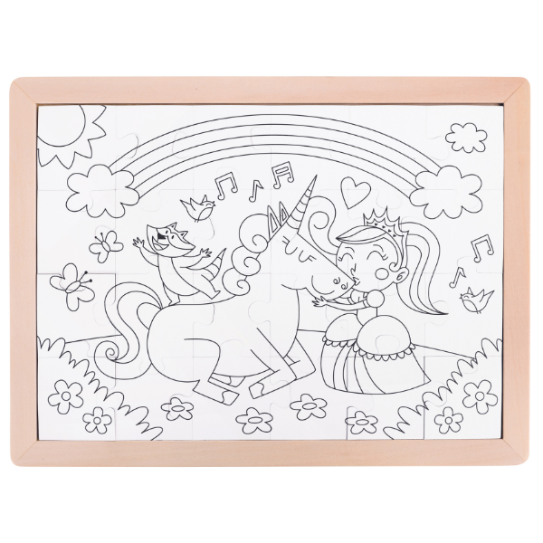 Puzzle 2 în 1 „Unicorn și prieteni” Puzzle 2 în 1 „Unicorn și prieteni”