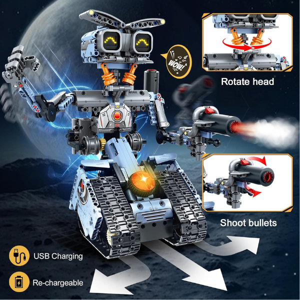 Конструктор 5 в 1, iM Master Mechanical Master «Робот-трансформер», на пульте радиоуправления, 687 элем. Конструктор 5 в 1, iM Master Mechanical Master «Робот-трансформер», на пульте радиоуправления, 687 элем.
