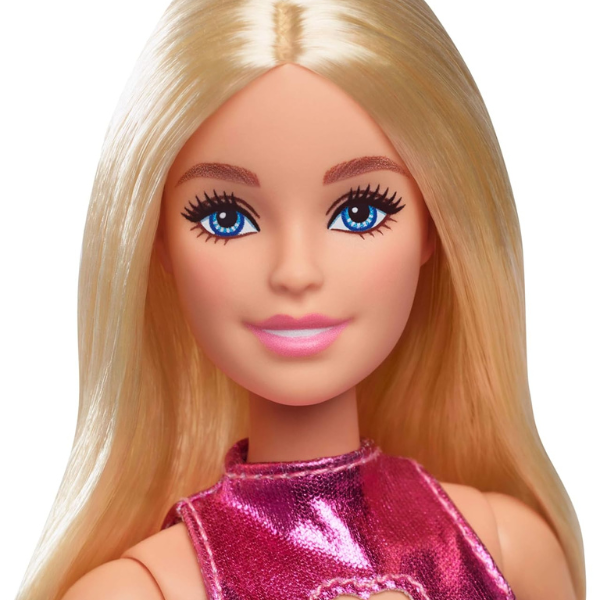 Păpușa Barbie „Fashionista în rochie mini rozi” Păpușa Barbie „Fashionista în rochie mini rozi”