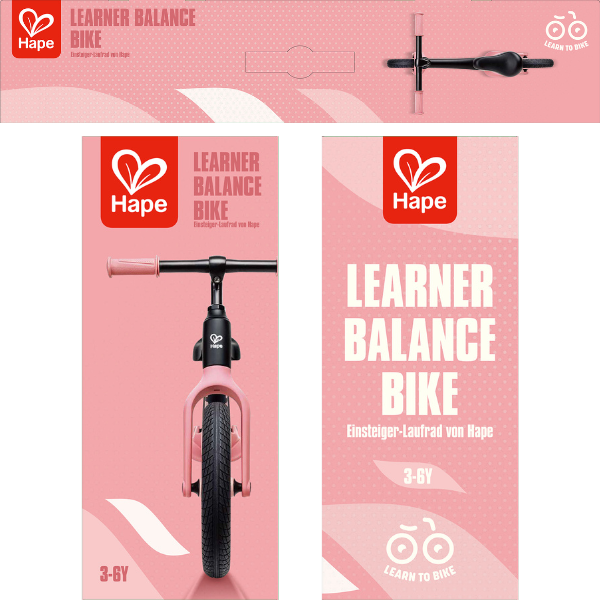 Детский беговел «Learner Balance Bike», розовый Детский беговел «Learner Balance Bike», розовый
