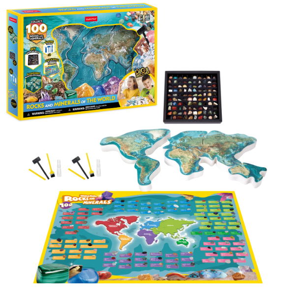 Set educativ „Roci și Minerale ale Lumii” Set educativ „Roci și Minerale ale Lumii”