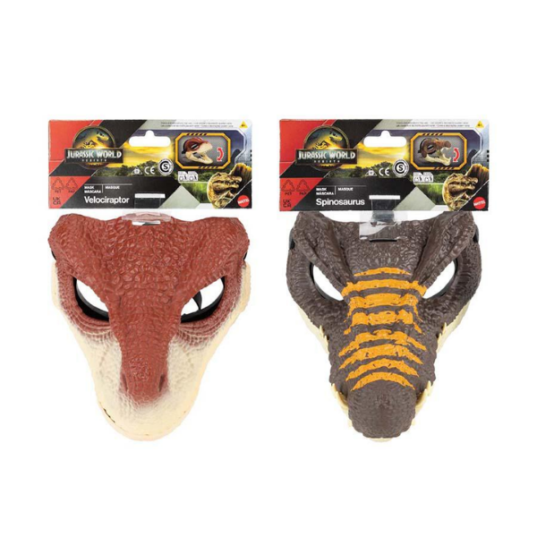 Mască de dinozaur „Jurrasic World”, în as. Mască de dinozaur „Jurrasic World”, în as.