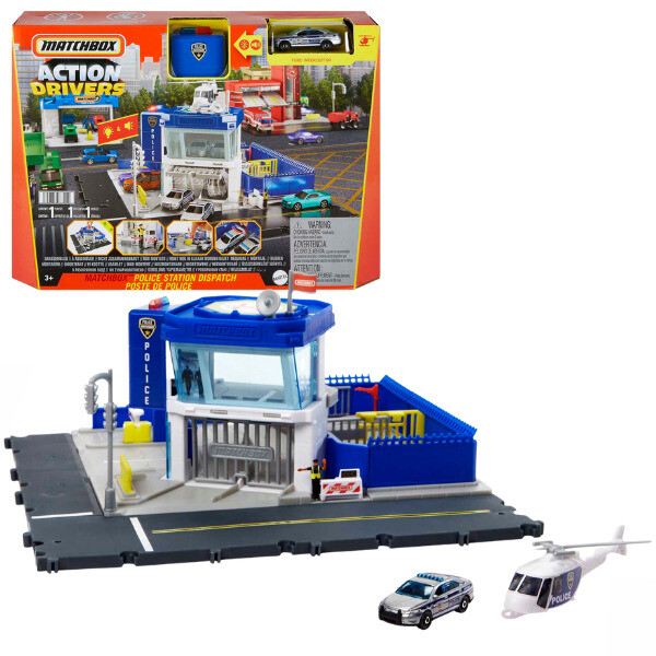 Hot Wheels Игровой набор «Диспетчерат полицейского участка» Matchbox Hot Wheels Игровой набор «Диспетчерат полицейского участка» Matchbox