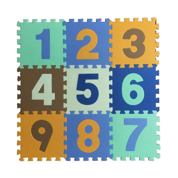 Covoraș-puzzle educativ „Cifre”, 9 elem.