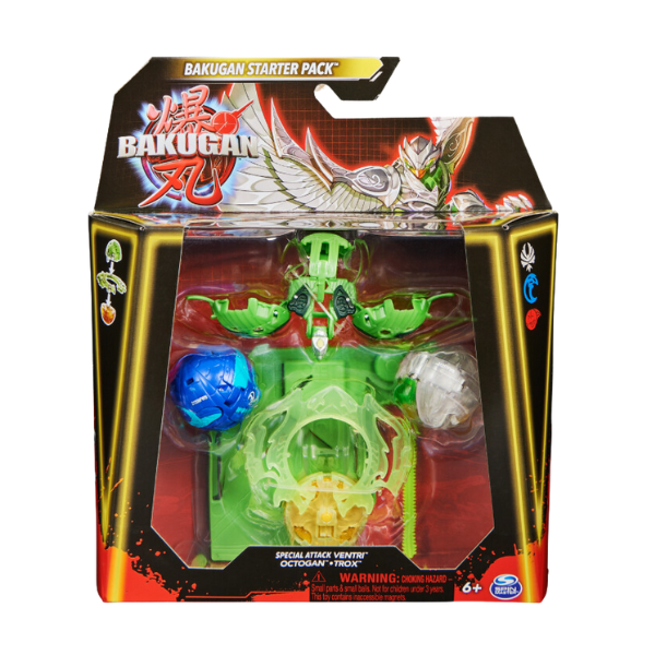 Setul de început Bakugan 3-în-1 Setul de început Bakugan 3-în-1