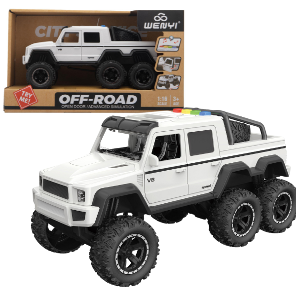 1:16 SUV cu 6 roti și inertie (lumini /sunete)