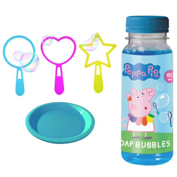 Set pentru baloane de săpun „Purcelușa Peppa”, 150 ml Set pentru baloane de săpun „Purcelușa Peppa”, 150 ml