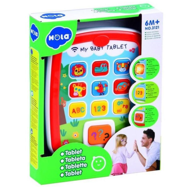 Jucarie interactiva „Tableta” cu muzica si lumina Jucarie interactiva „Tableta” cu muzica si lumina