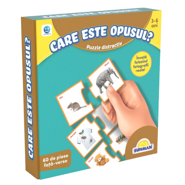 Puzzle „Învățăm opozițiile”, (ro), Smile Games Puzzle „Învățăm opozițiile”, (ro), Smile Games