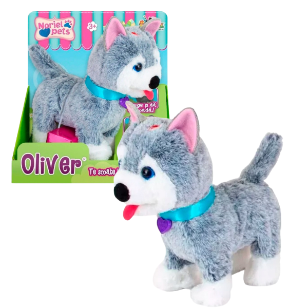 Jucăria de pluș Noriel Pets – Cățelușul Oliver Jucăria de pluș Noriel Pets – Cățelușul Oliver