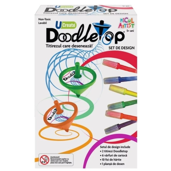 Set de creație „Desen de sus – Doddletop Design Kit” Set de creație „Desen de sus – Doddletop Design Kit”