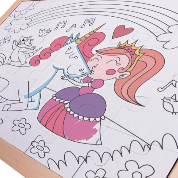 Puzzle 2 în 1 „Unicorn și prieteni” Puzzle 2 în 1 „Unicorn și prieteni”
