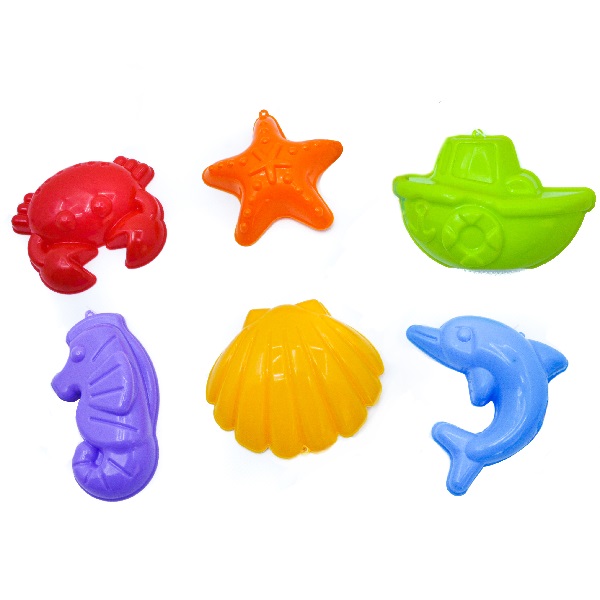 Set forme pentru nisip „Animale maritime”, 6 buc Set forme pentru nisip „Animale maritime”, 6 buc