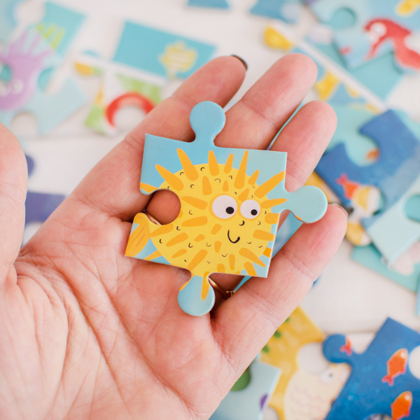 Puzzle „Sub apă”, seria Puzzle de observație, 80 elem. Puzzle „Sub apă”, seria Puzzle de observație, 80 elem.