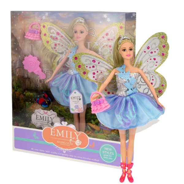 Păpușa Emily-Zână, cu accesorii Păpușa Emily-Zână, cu accesorii