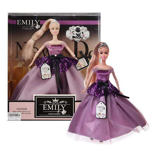 Păpușa Emily „Seria Regina Balului cu accesorii” Păpușa Emily „Seria Regina Balului cu accesorii”