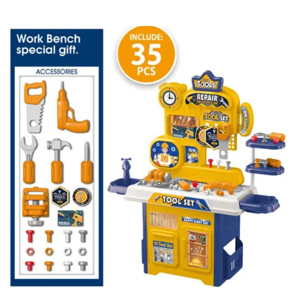 Set de joacă pentru copii „Atelier”, 35 elem. Set de joacă pentru copii „Atelier”, 35 elem.