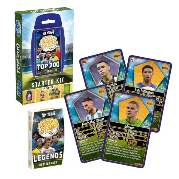 Настольная игра Top Trumps «World Football Stars 200» (стартовый набор)