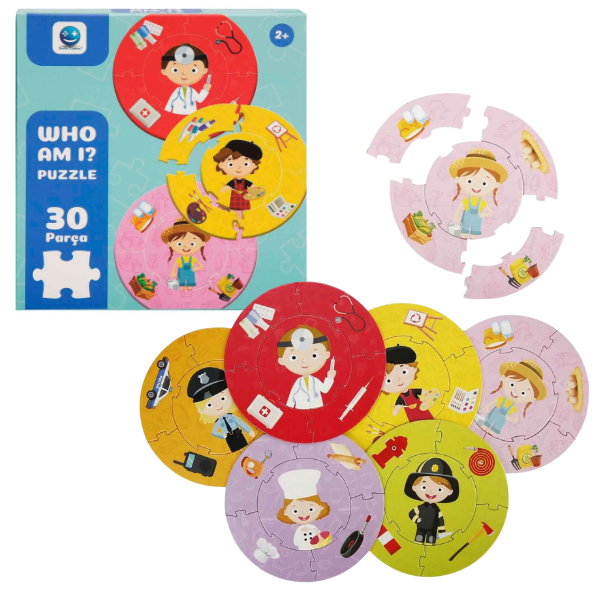 Puzzle „Cine Sunt?”, 30 piese Puzzle „Cine Sunt?”, 30 piese
