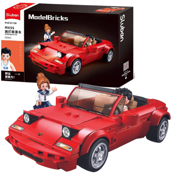 Конструктор “Спортивный автомобиль MX5”, 264 элем. Конструктор “Спортивный автомобиль MX5”, 264 элем.
