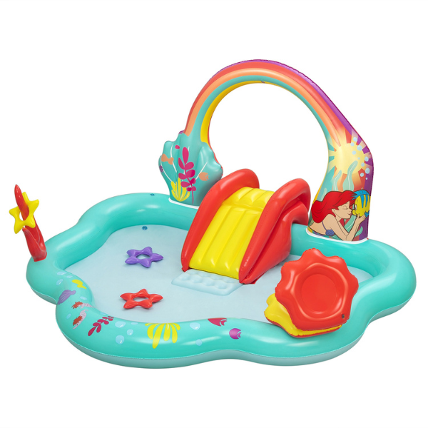 Bestway Centrul de joc gonflabil „Disney Sirena”, 221x193x140 cm, 2+ Bestway Centrul de joc gonflabil „Disney Sirena”, 221x193x140 cm, 2+