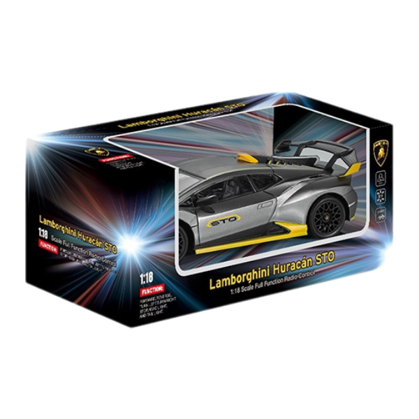 Lamborghini Huracan STO 1:18 cu telecomandă Lamborghini Huracan STO 1:18 cu telecomandă
