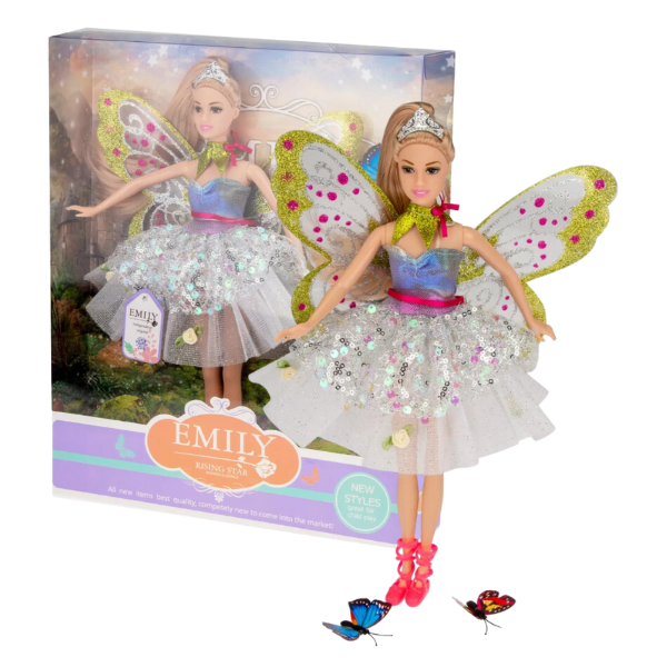 Păpușa Emily-Zână, cu accesorii Păpușa Emily-Zână, cu accesorii