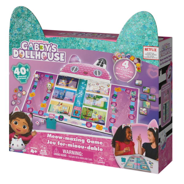 Настольная игра «Meow-Mazing», серия Gabby’s Dollhouse (англ.) Настольная игра «Meow-Mazing», серия Gabby’s Dollhouse (англ.)