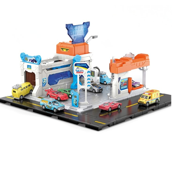 Set de joacă „Spălătorie auto cu centru de service” Set de joacă „Spălătorie auto cu centru de service”