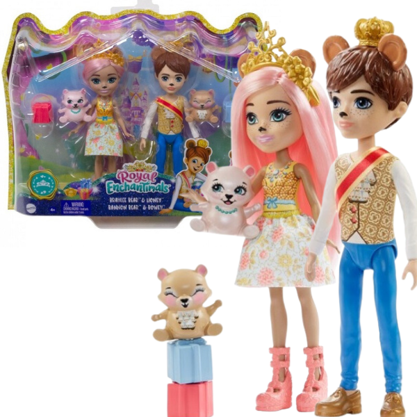 Enchantimals Набор «Королевская семья медведей»