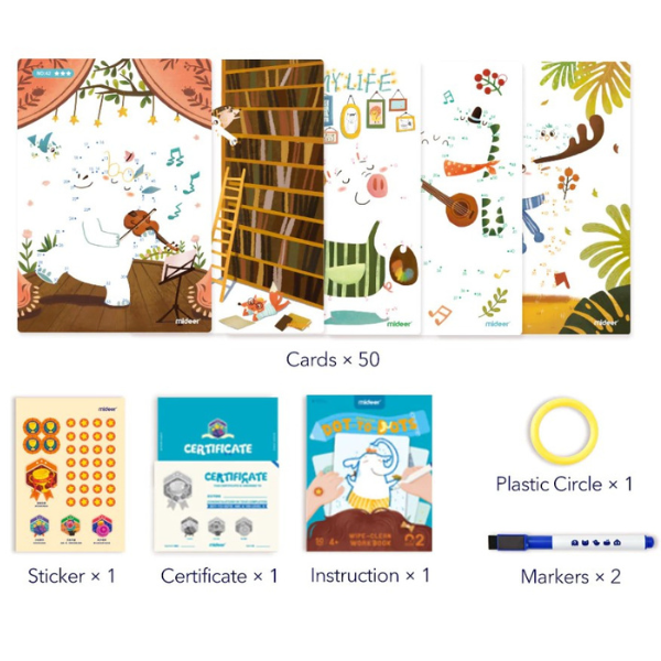 Set educativ „Unim punctele”, nivelul 2 de dificultate Set educativ „Unim punctele”, nivelul 2 de dificultate