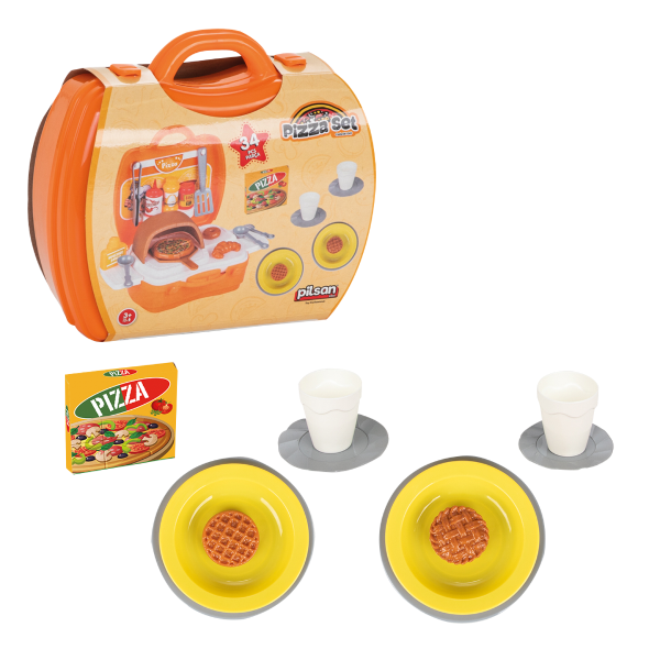 Set „Pizza” cu valiză de transport, 34 piese