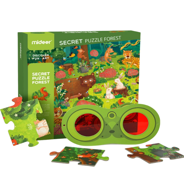 Puzzle cu taine „Pădurea”, 35 elem. Puzzle cu taine „Pădurea”, 35 elem.