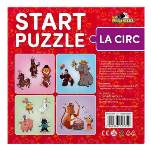 Puzzle „La circ”, (ro), Smile Games Puzzle „La circ”, (ro), Smile Games