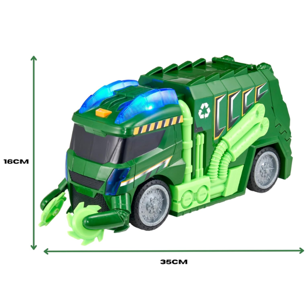 Camion de gunoi Teamsterz, cu lumină și sunete Camion de gunoi Teamsterz, cu lumină și sunete