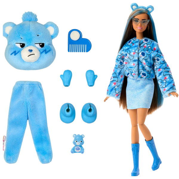 Păpușa Barbie Cutie Reveal „Barbie în costum de pluș de ursuleț” Păpușa Barbie Cutie Reveal „Barbie în costum de pluș de ursuleț”