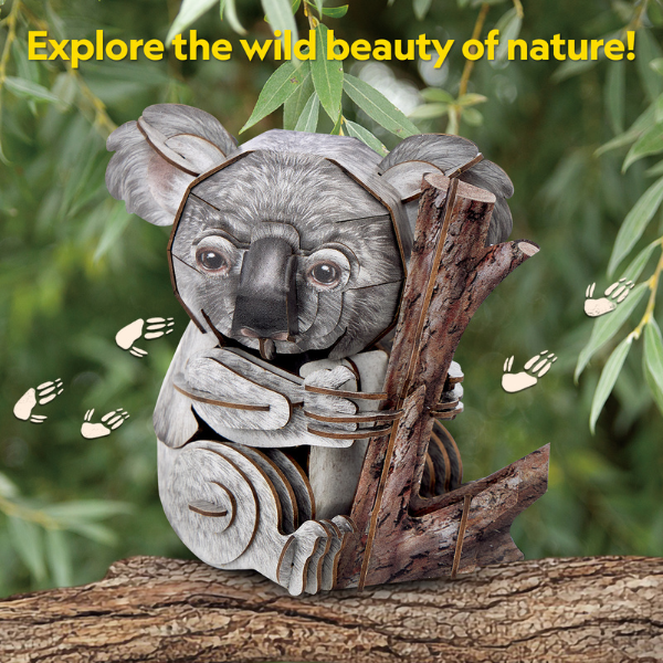 3D puzzle „Koala”, 60 elemente 3D puzzle „Koala”, 60 elemente