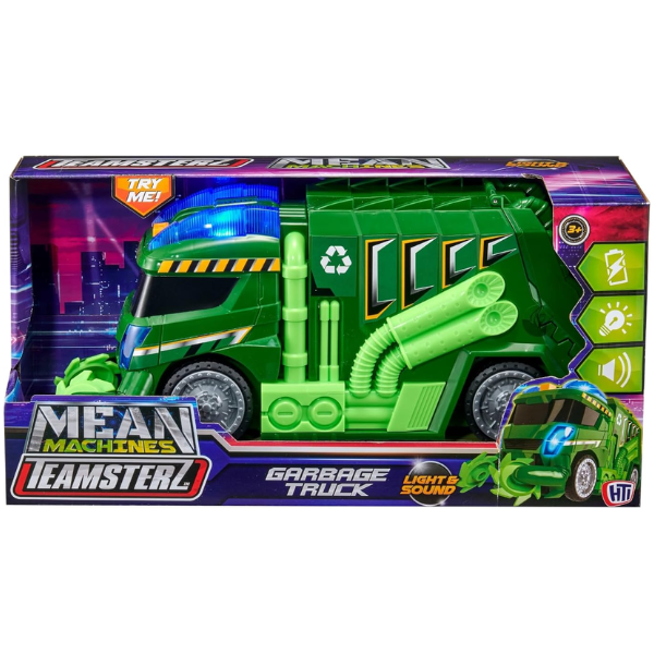 Camion de gunoi Teamsterz, cu lumină și sunete Camion de gunoi Teamsterz, cu lumină și sunete