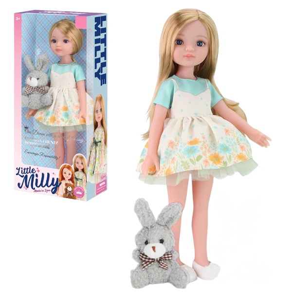 Păpușa „Mica Milly” cu iepuraș, 35 cm Păpușa „Mica Milly” cu iepuraș, 35 cm