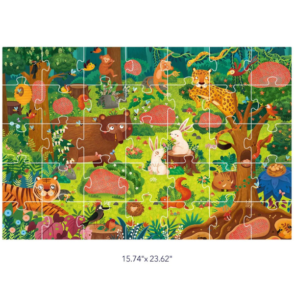Puzzle cu taine „Pădurea”, 35 elem. Puzzle cu taine „Pădurea”, 35 elem.