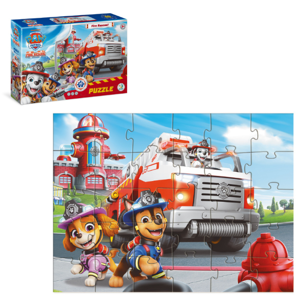 Puzzle „Patrula Cățelușilor: Misiunea de salvare la incendiu”, 30 elem. Puzzle „Patrula Cățelușilor: Misiunea de salvare la incendiu”, 30 elem.